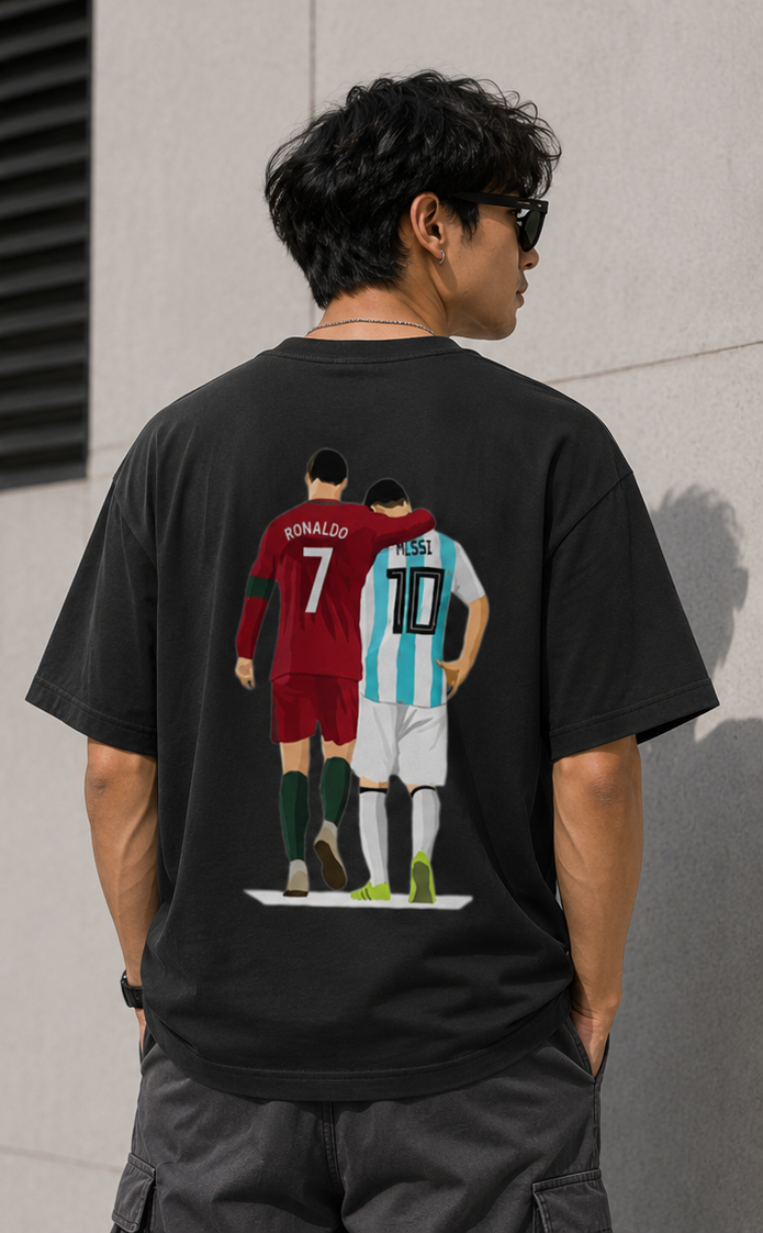 Ronaldo-Messi F&B Oversized Tee- For Him