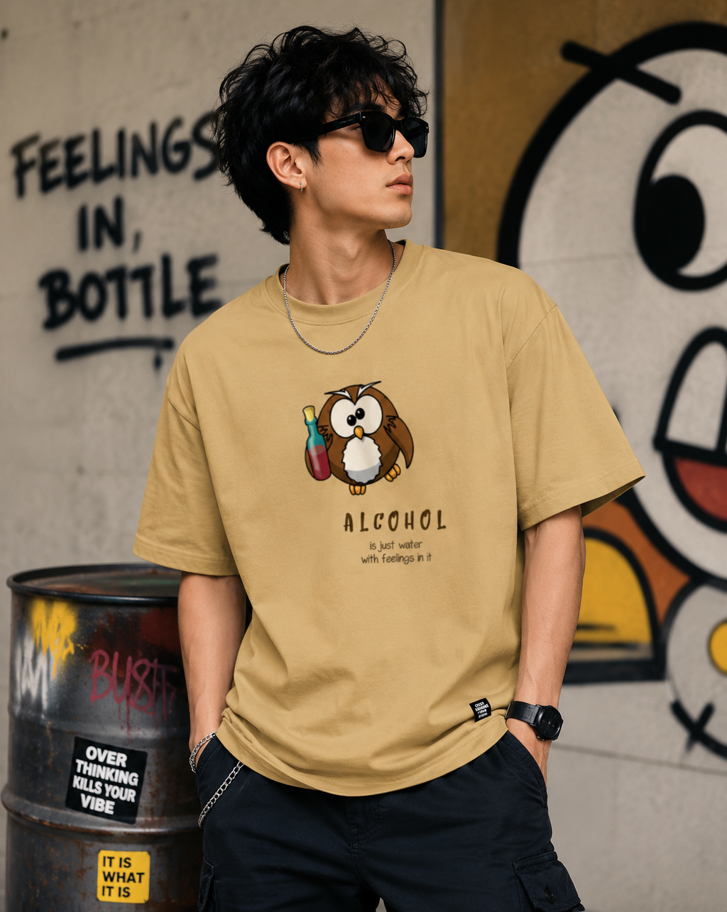 Alcohol Classic Crew Tee- UNISEX
