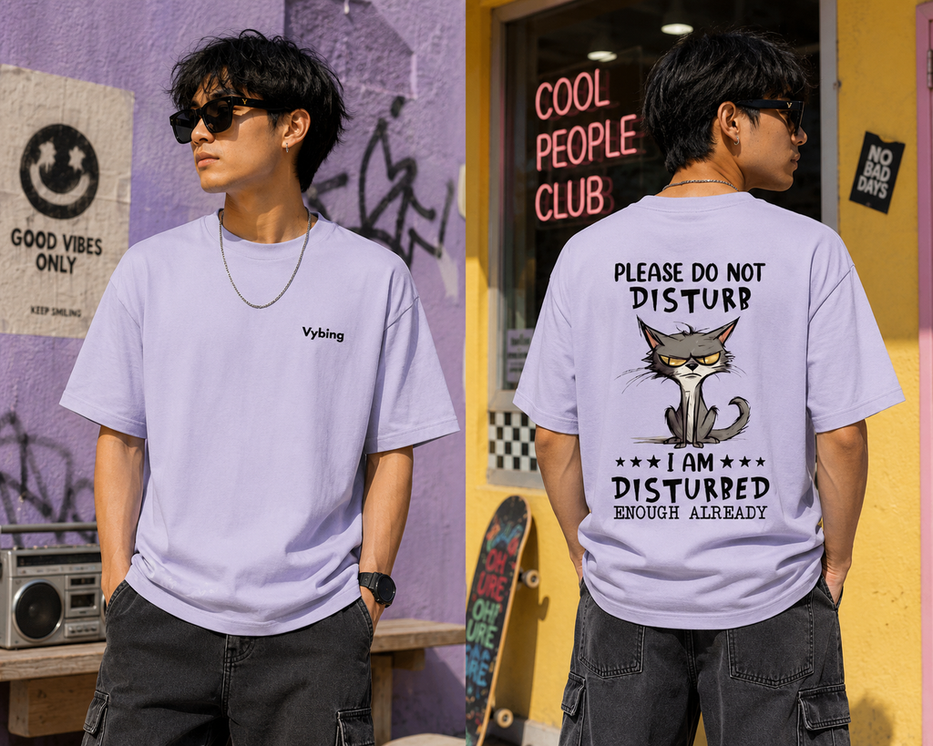 Already Disturbed F&B Oversized Tee- UNISEX