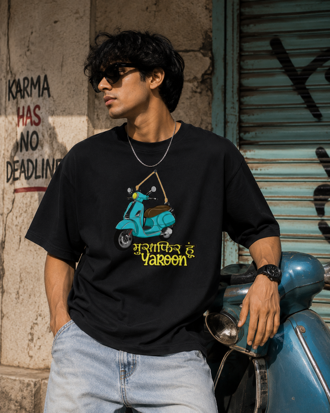 Musafir Oversized Tee- For Him