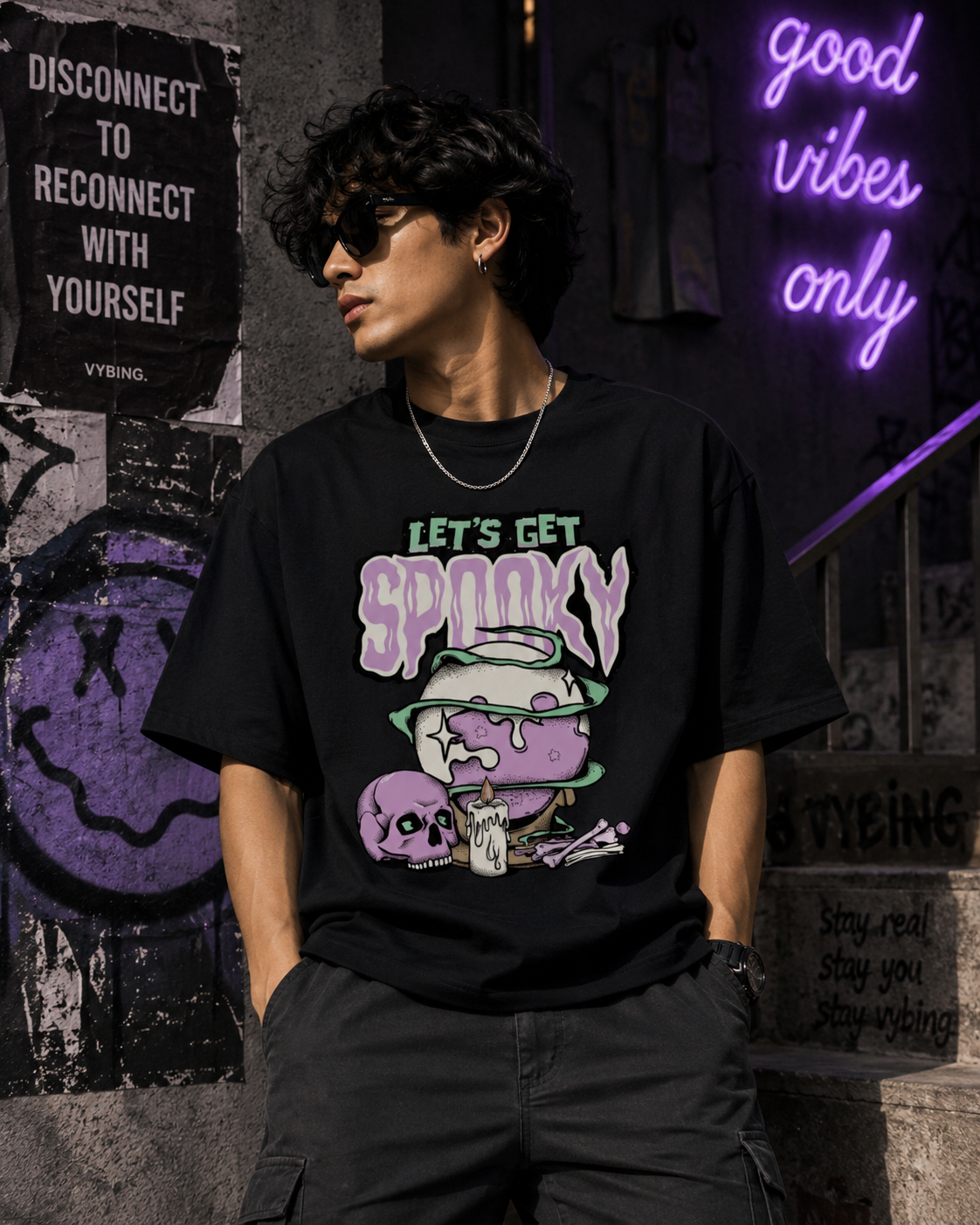 Spooky Basic Tee- FOR HIM